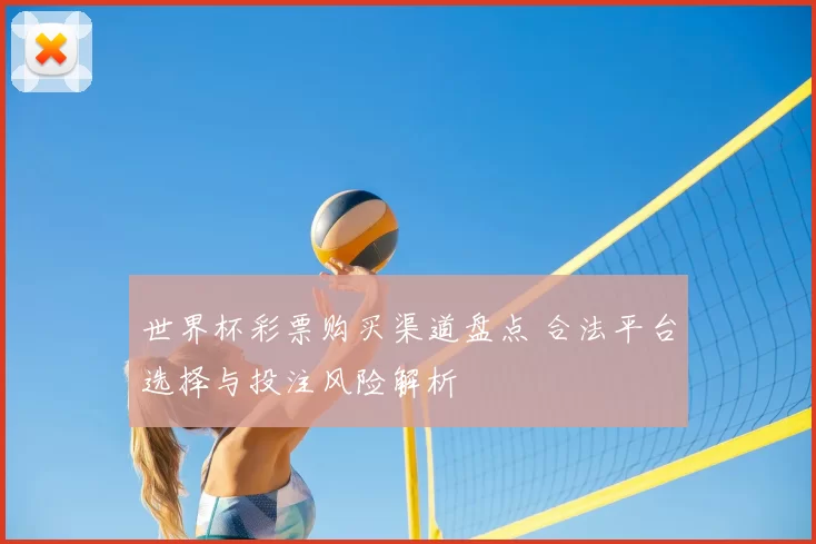 世界杯彩票购买渠道盘点 合法平台选择与投注风险解析