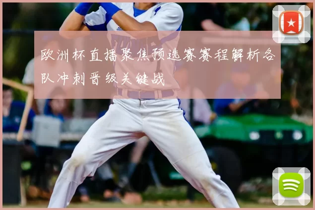 欧洲杯直播聚焦预选赛赛程解析各队冲刺晋级关键战